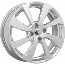 КиК КС893 6x16/4x100 ET 37 Dia 60.1 Сильвер