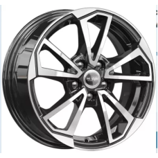 КиК КС1005 ZV_Rapid 6x15/5x100 ET 38 Dia 57.1 алмаз черный
