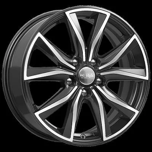 КиК КС867 ZV 17_RAV4 FL 7x17/5x114.3 ET 39 Dia 60.1 дарк платинум