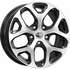 КиК КС869 6.5x16/4x100 ET 43 Dia 60.1 Алмаз черный