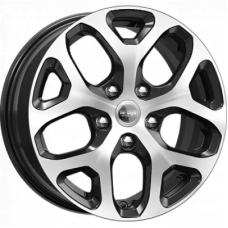 КиК КС869 ZV 16_Vesta Cross 6.5x16/5x114.3 ET 50 Dia 67.1 алмаз черный