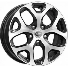 КиК КС869 ZV 16_VW Passat 6.5x16/5x112 ET 46 Dia 57.1 алмаз черный
