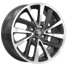 КиК КС899 15_Granta FL 6x15/4x100 ET 37 Dia 60.1 алмаз черный