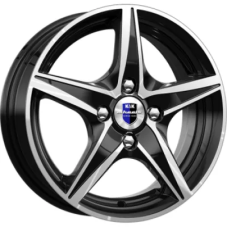 КиК Мустанг 5x14/4x100 ET 43 Dia 60.1 алмаз черный