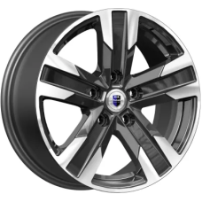 КиК Висмут 7x16/5x112 ET 35 Dia 66.6 алмаз черный