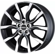 Mak Highlands 8.5x20/5x120 ET 53 Dia 72.6 Gunmetal Mirror Face