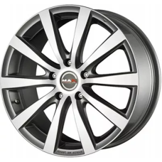 Mak Iguan 8x18/5x114.3 ET 55 Dia 76 GRAPHITE MIRROR FACE
