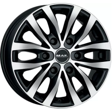 Mak Load 6 6.5x16/6x130 ET 62 Dia 84.1 Ice Black