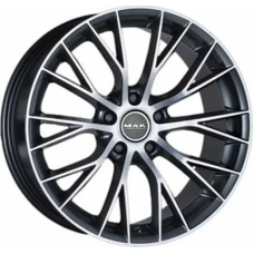 Mak Munchen 9.5x20/5x120 ET 35 Dia 72.6 Gunmetal Mirror Face