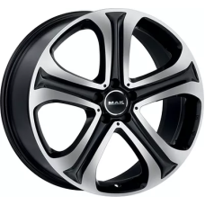 Mak Spitze 9.5x20/5x112 ET 55 Dia 66.6 Black mirror