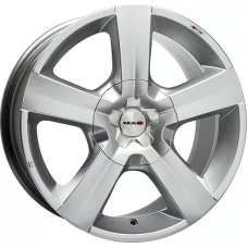 Mak X-Force 7.5x18/5x108 ET 50 Dia 63.4 Hyper Silver