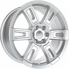 Скад Тор 8x18/6x139.7 ET 25 Dia 106.2 сильвер