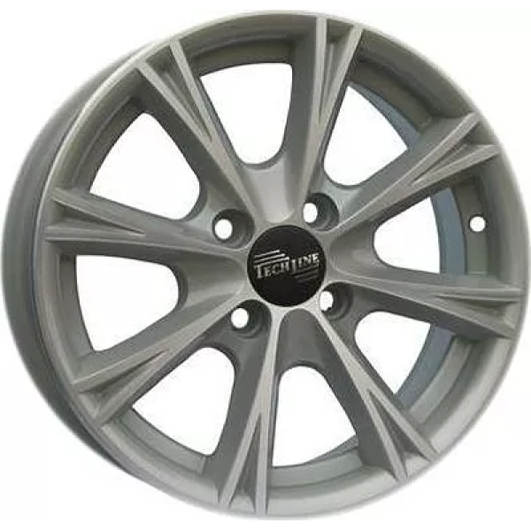 Tech Line TL301 5.5x13/4x98 ET 28 Dia 58.6 silver