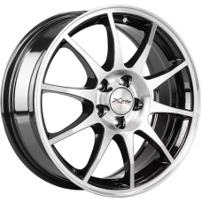X'trike X-107 6.5x16/5x105 ET 39 Dia 56.6 BK/FP