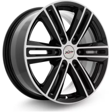 X'trike X-124 7.5x17/6x127 ET 38 Dia 77.9 BK/FP